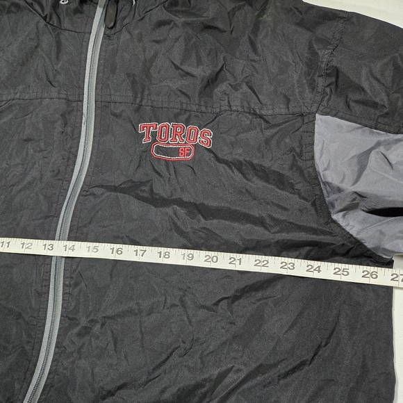 Rain Coat 2XLarge XXL Tuscan Toros SF Hoodie Jacket Men Windbreaker by Ohiopyle - Picture 13 of 16